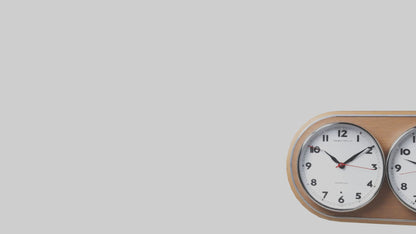 3D model Double Face Wall Clock model VR / AR / low-poly