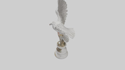 Dove of Peace statue model 3D model