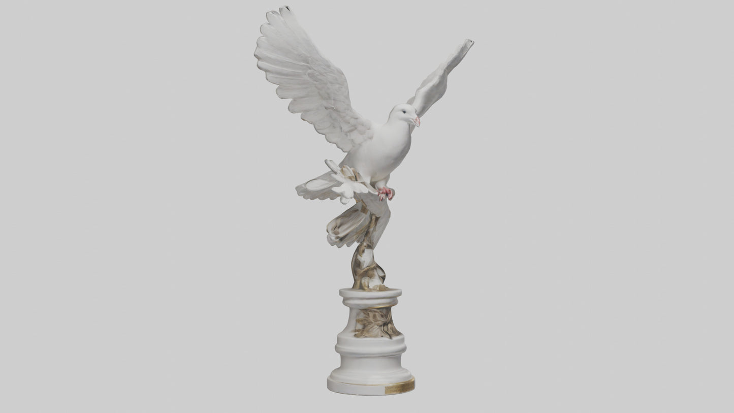 Dove of Peace statue model 3D model