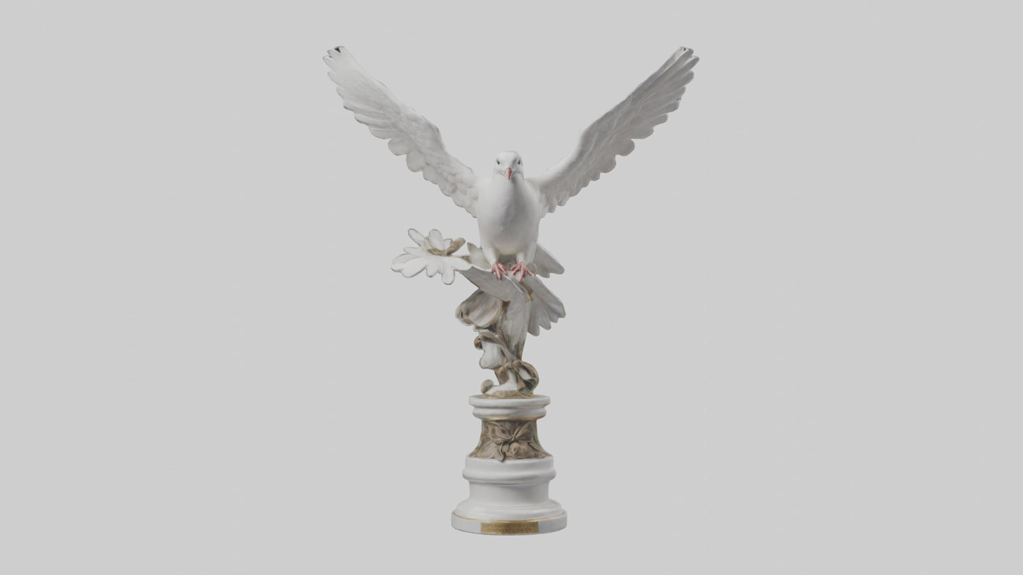 Dove of Peace statue model 3D model
