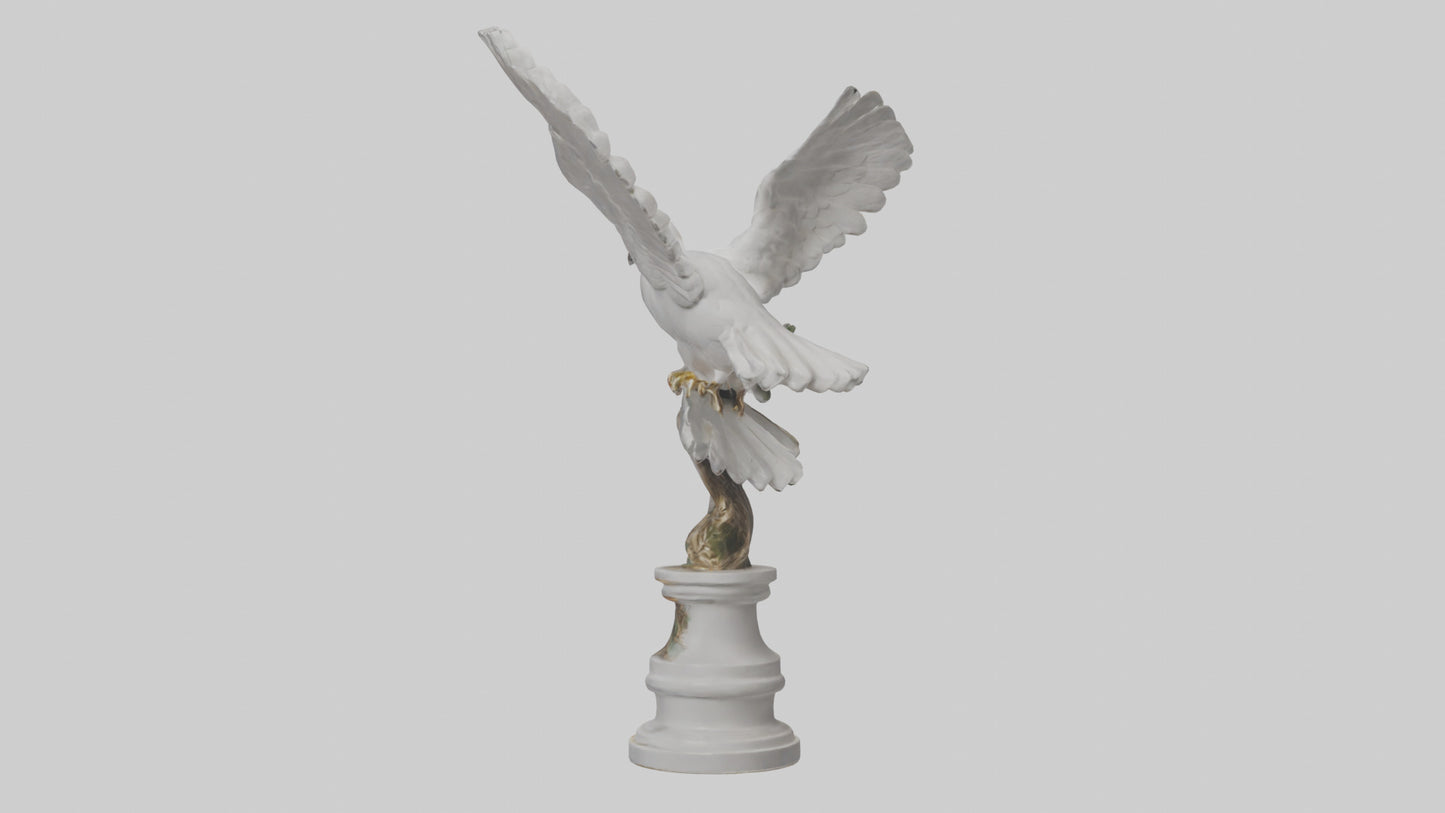 Dove of Peace statue model 3D model