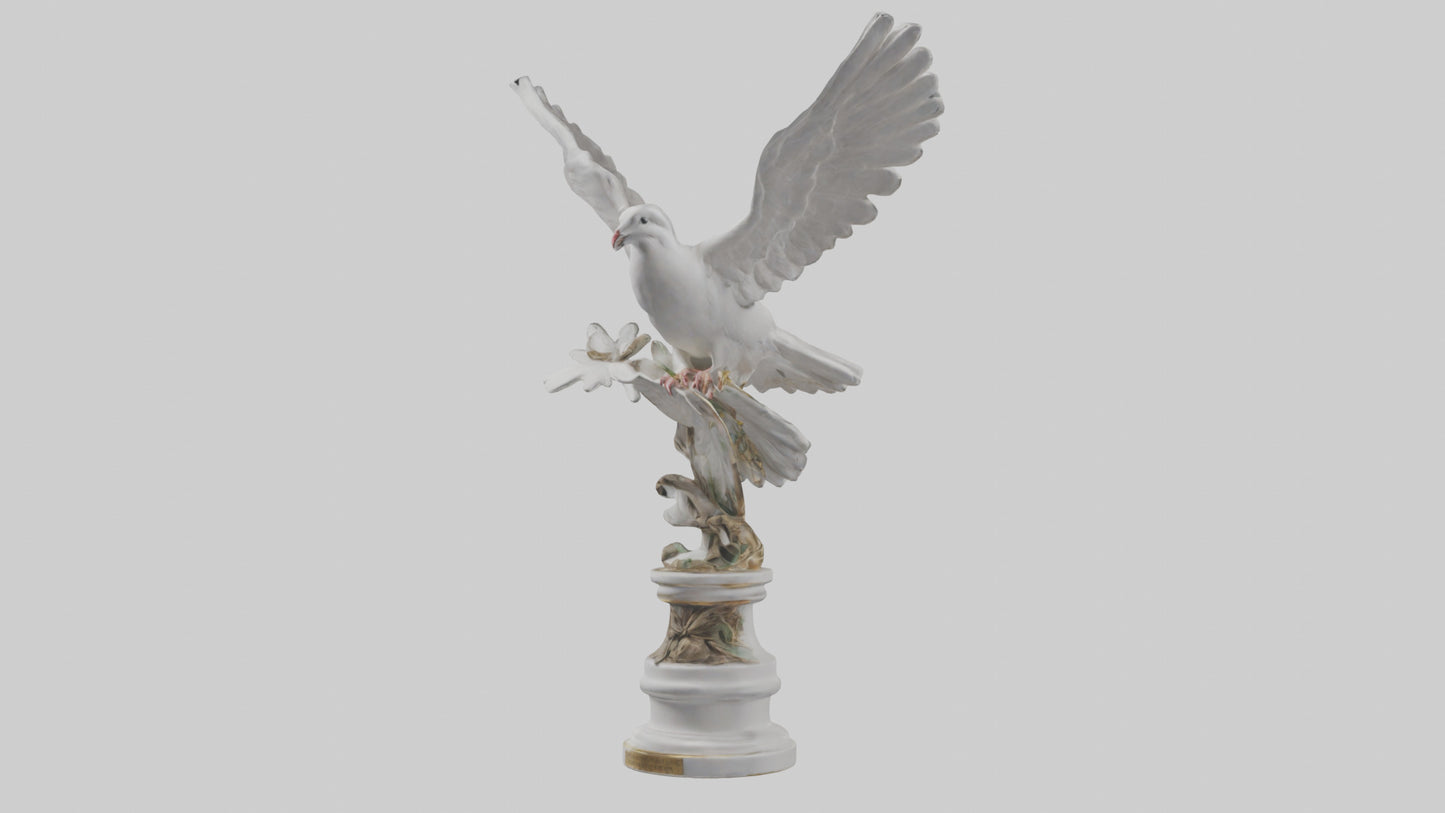 Dove of Peace statue model 3D model