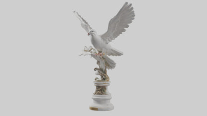 Dove of Peace statue model 3D model