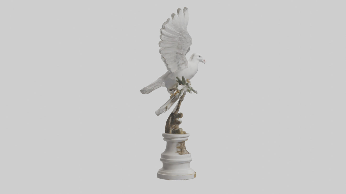 Dove of Peace statue model 3D model
