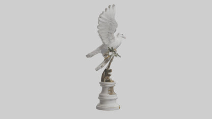Dove of Peace statue model 3D model