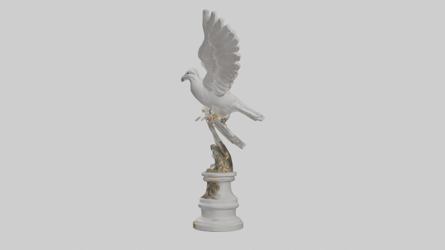 Dove of Peace statue model 3D model