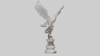 Dove of Peace statue model 3D model