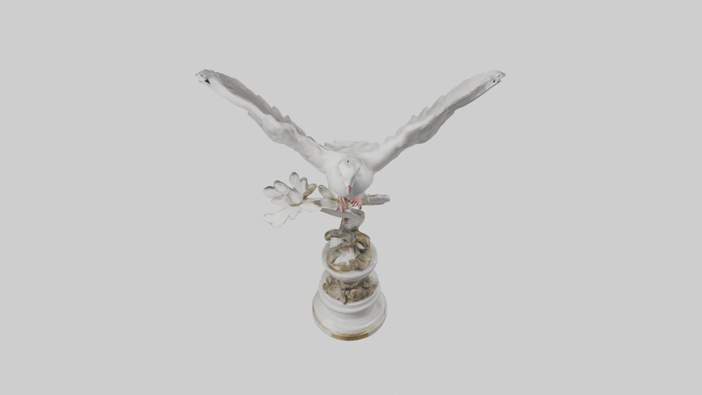 Dove of Peace statue model 3D model