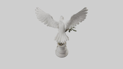 Dove of Peace statue model 3D model