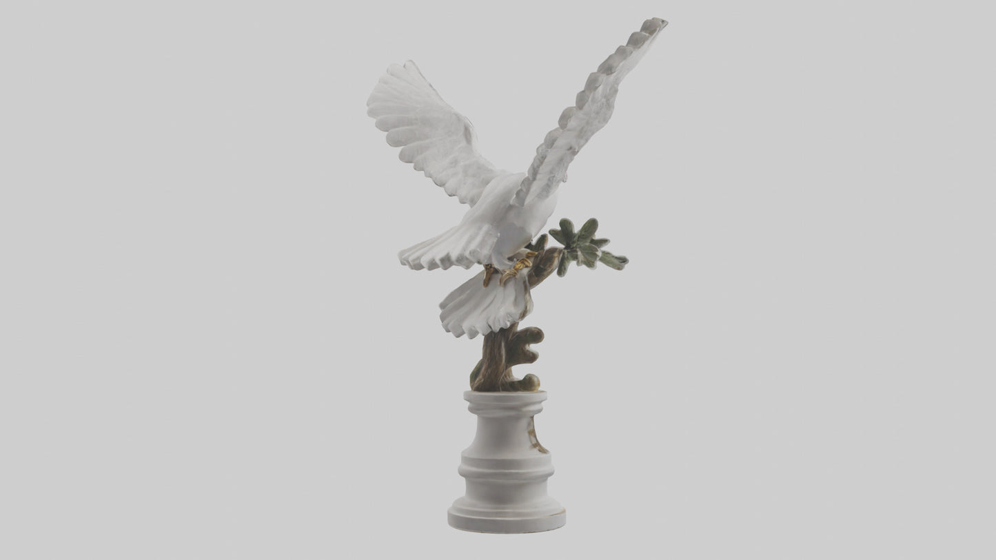 Dove of Peace statue model 3D model