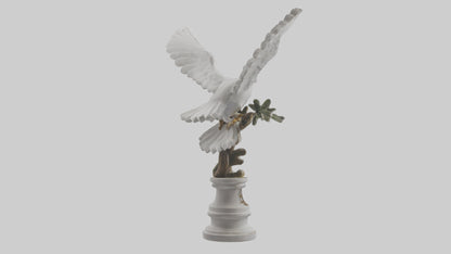 Dove of Peace statue model 3D model