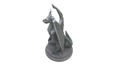 Dragon Guardian statue model 3D model