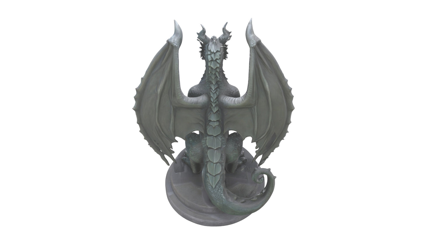 Dragon Guardian statue model 3D model