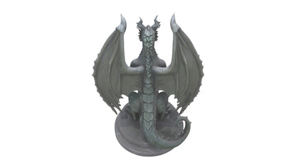 Dragon Guardian statue model 3D model