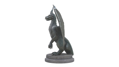 Dragon Guardian statue model 3D model