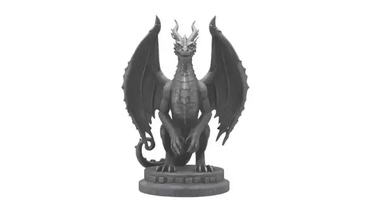 Dragon Guardian statue model 3D model