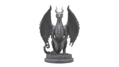 Dragon Guardian statue model 3D model