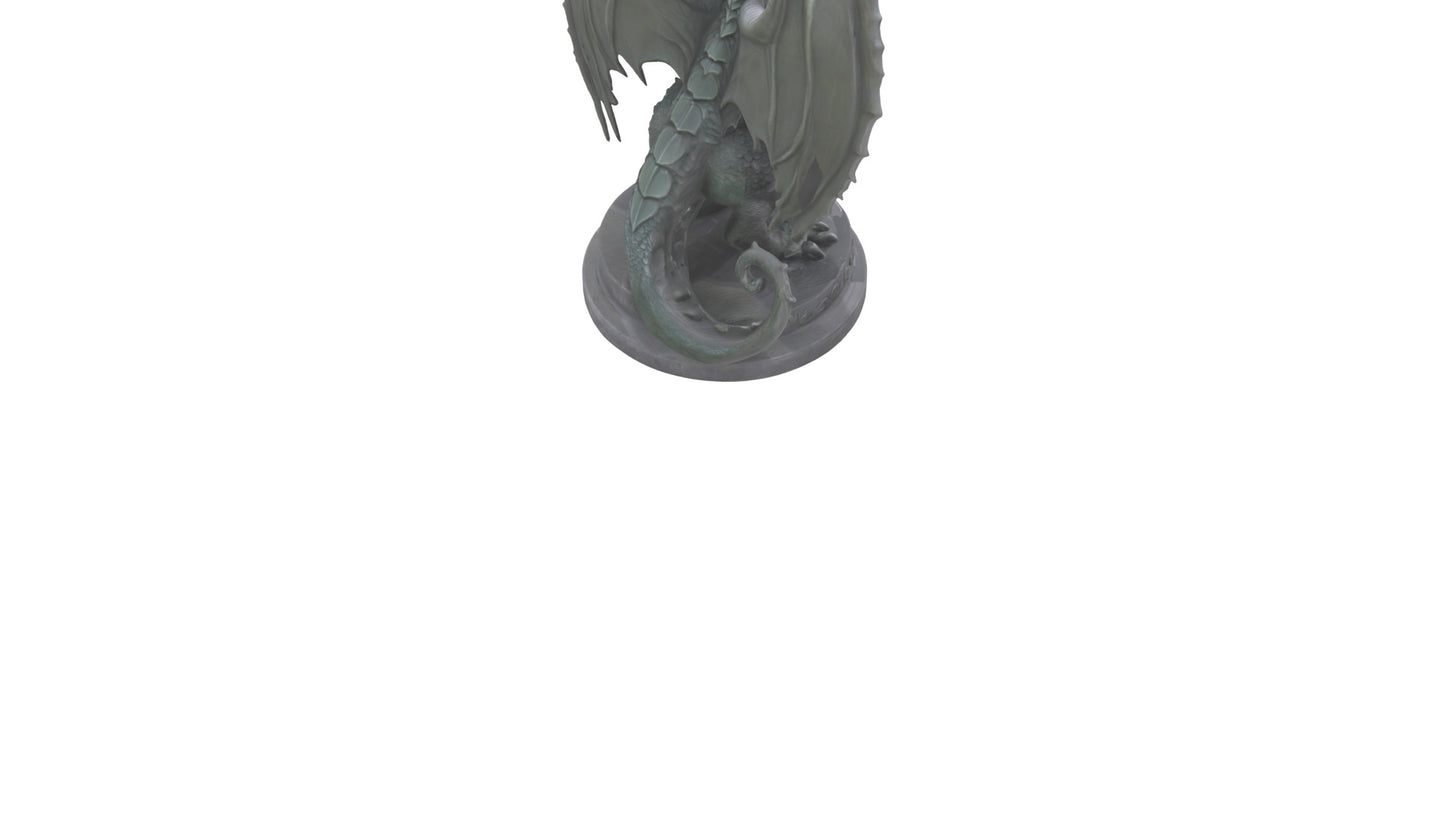 Dragon Guardian statue model 3D model