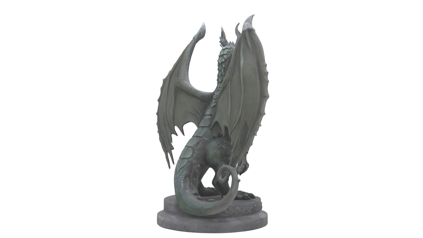 Dragon Guardian statue model 3D model