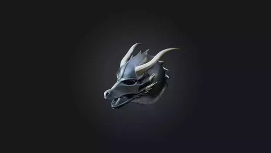 3D model Dragon Helm VR / AR / low-poly