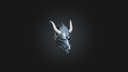3D model Dragon Helm VR / AR / low-poly