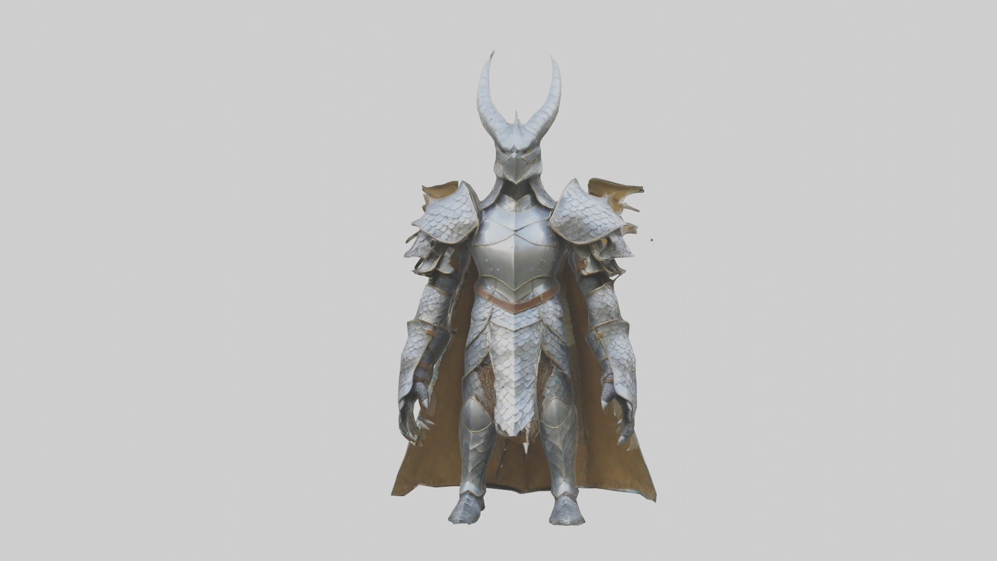 Dragon Scale Armor model VR / AR / low-poly
