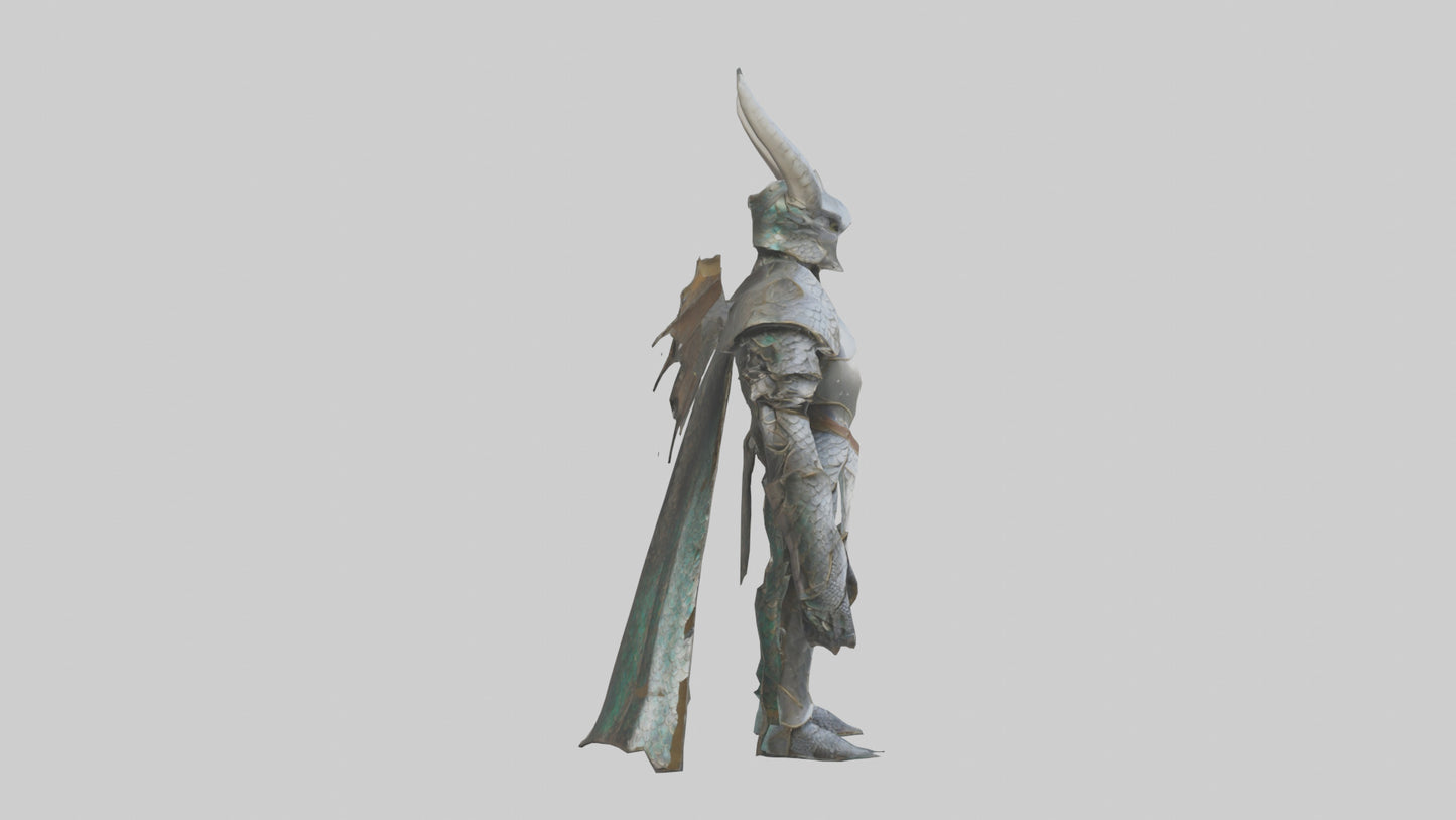 Dragon Scale Armor model VR / AR / low-poly