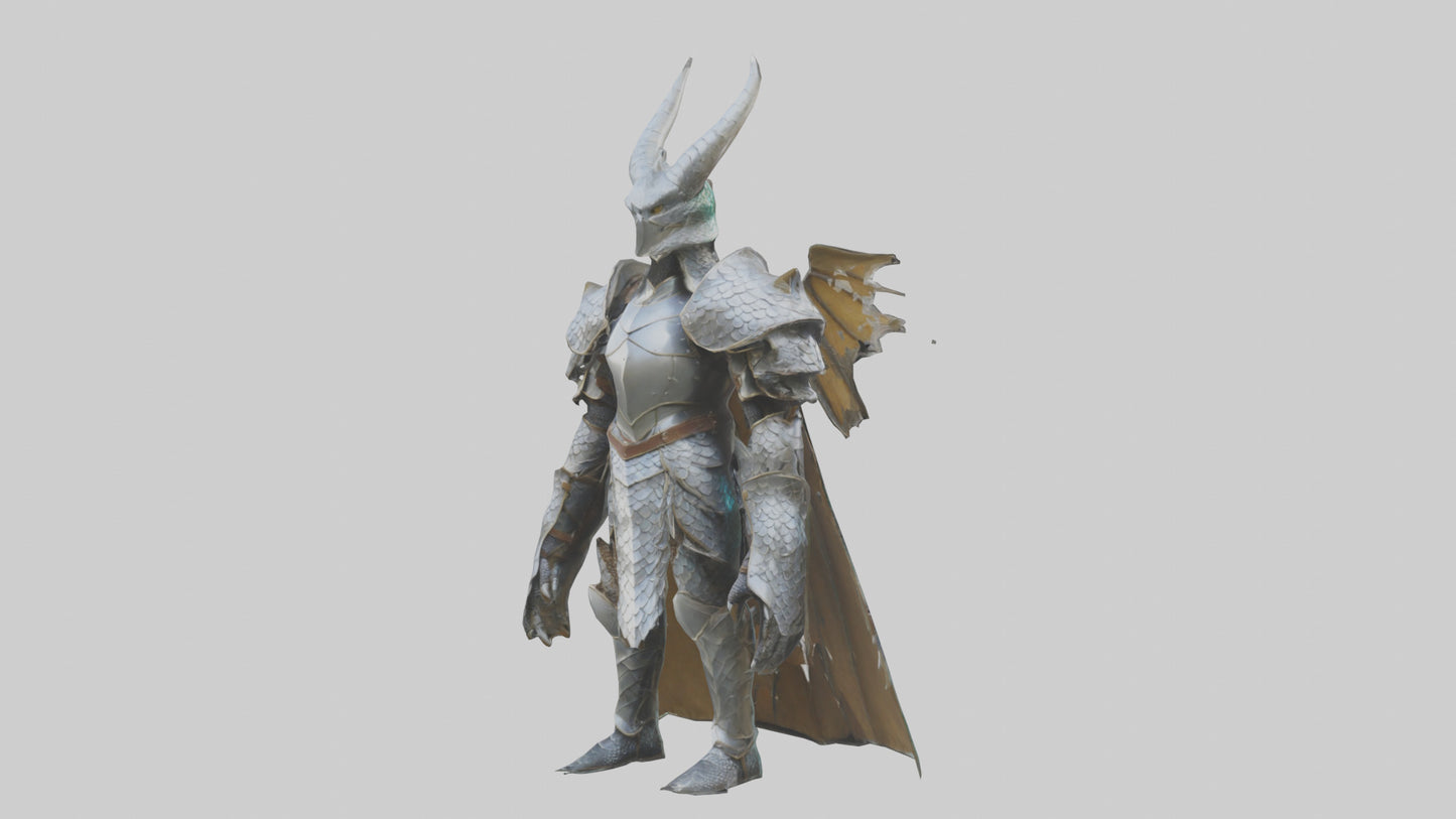 Dragon Scale Armor model VR / AR / low-poly