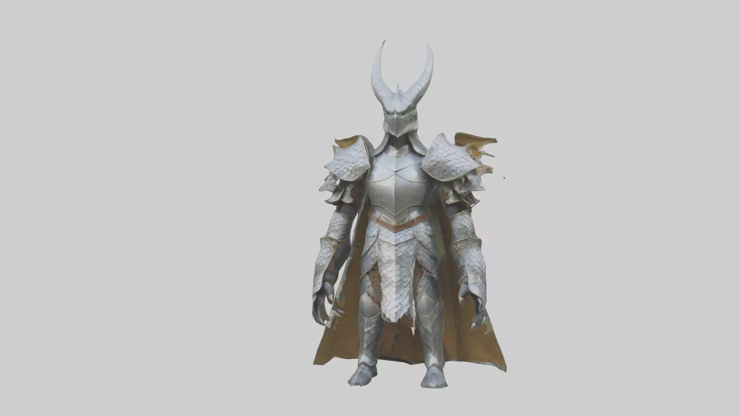 Dragon Scale Armor model VR / AR / low-poly
