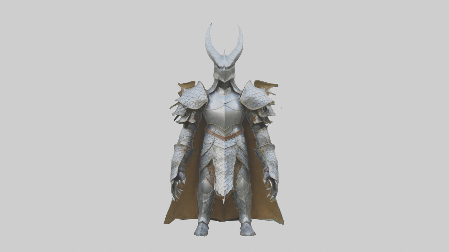 Dragon Scale Armor model VR / AR / low-poly