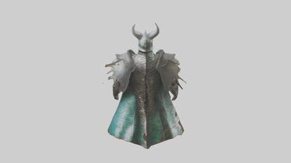 Dragon Scale Armor model VR / AR / low-poly