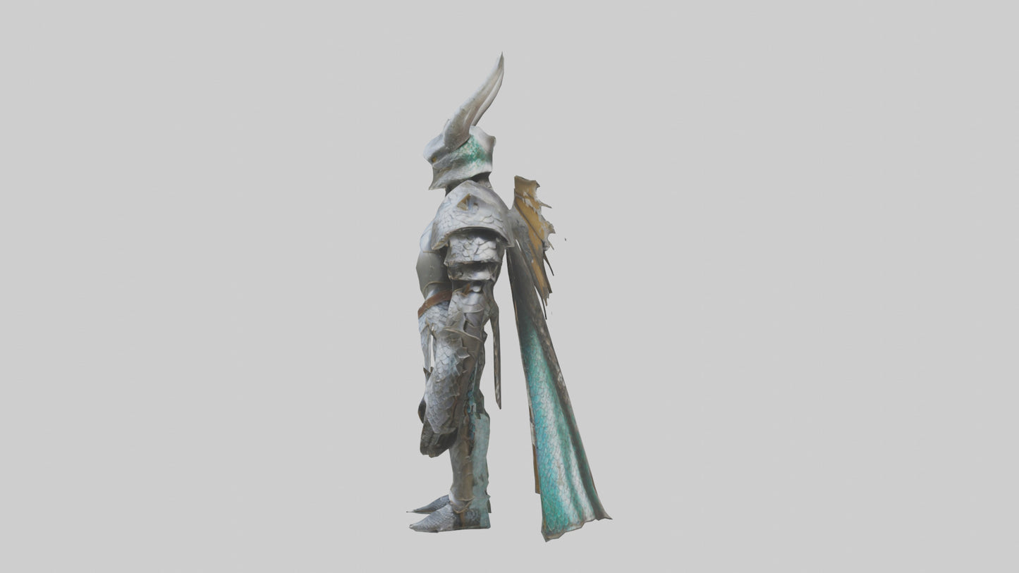 Dragon Scale Armor model VR / AR / low-poly