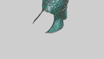 Dragon Scale Helmet model 3D model