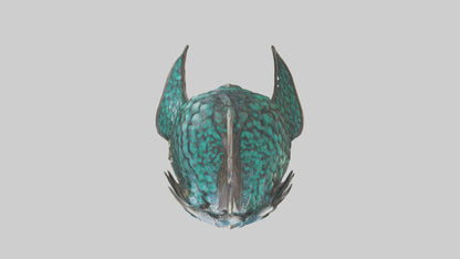 Dragon Scale Helmet model 3D model