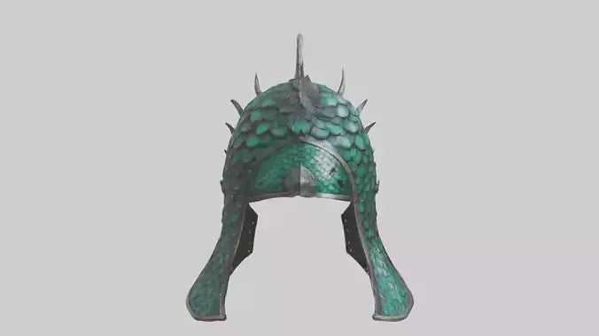 Dragon Scale Helmet model 3D model