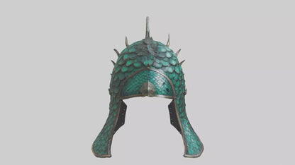 Dragon Scale Helmet model 3D model