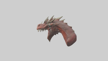 3D model Dragon Teeth model VR / AR / low-poly