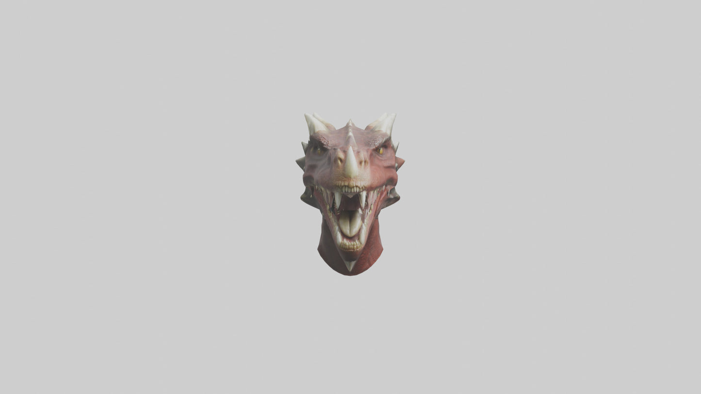 3D model Dragon Teeth model VR / AR / low-poly