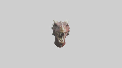 3D model Dragon Teeth model VR / AR / low-poly