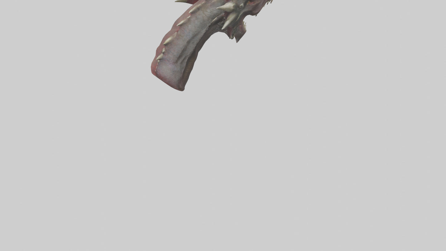 3D model Dragon Teeth model VR / AR / low-poly