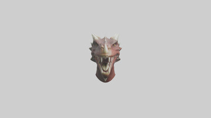 3D model Dragon Teeth model VR / AR / low-poly