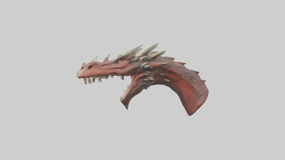 3D model Dragon Teeth model VR / AR / low-poly