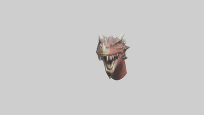 3D model Dragon Teeth model VR / AR / low-poly