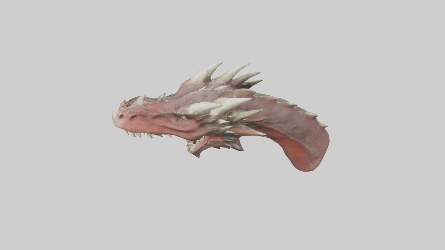 3D model Dragon Teeth model VR / AR / low-poly