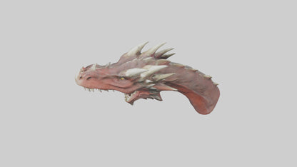 3D model Dragon Teeth model VR / AR / low-poly