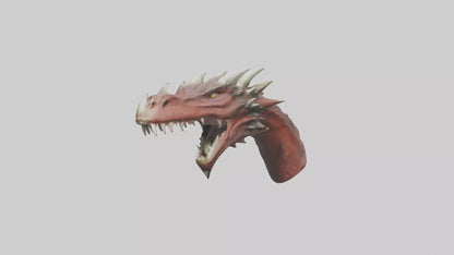 3D model Dragon Teeth model VR / AR / low-poly