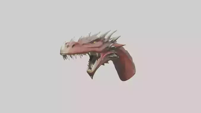 3D model Dragon Teeth model VR / AR / low-poly