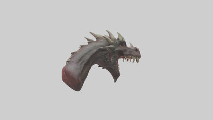 3D model Dragon Teeth model VR / AR / low-poly