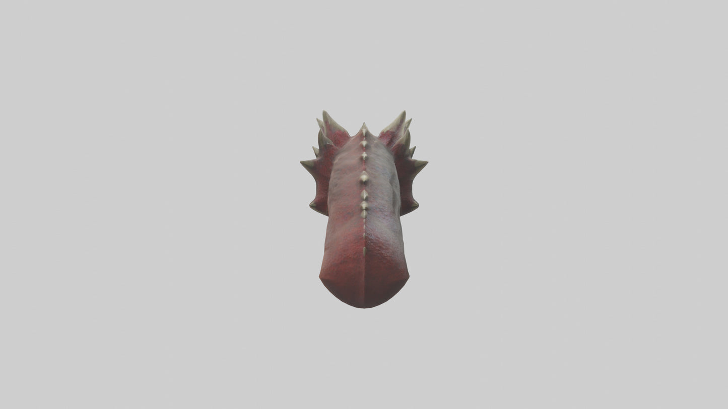 3D model Dragon Teeth model VR / AR / low-poly