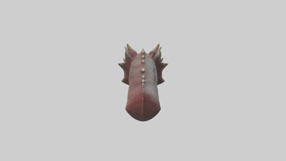 3D model Dragon Teeth model VR / AR / low-poly